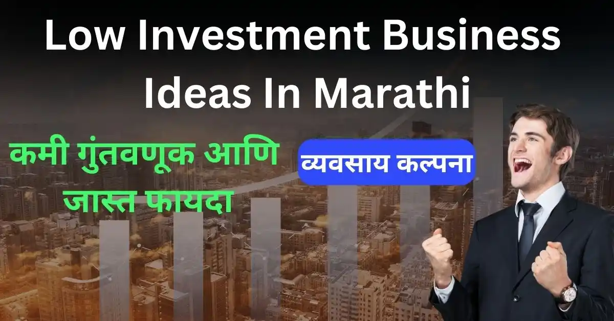 Low Investment Business Ideas In Marathi